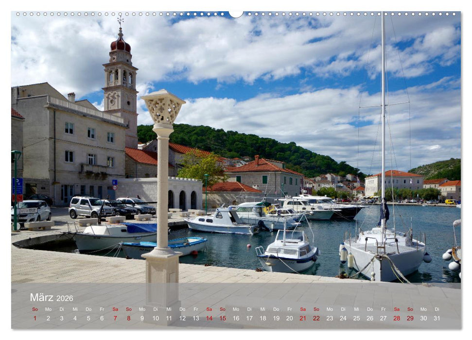 Dalmatien - Stille Orte (CALVENDO Wandkalender 2026)