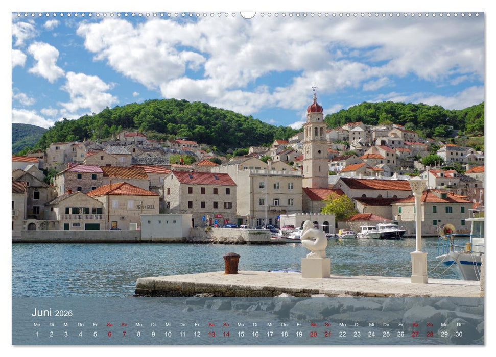 Dalmatien - Stille Orte (CALVENDO Wandkalender 2026)