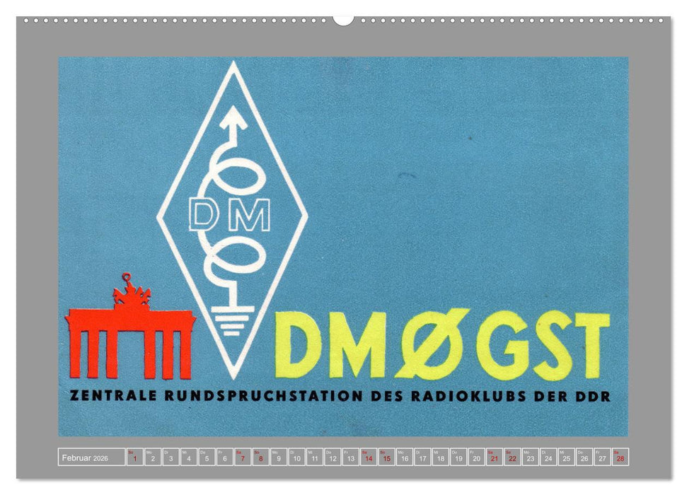 Amateurfunk in Ost-Berlin (CALVENDO Wandkalender 2026)