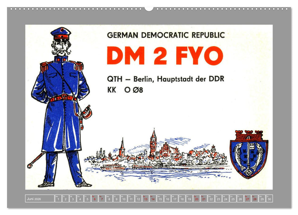 Amateurfunk in Ost-Berlin (CALVENDO Wandkalender 2026)