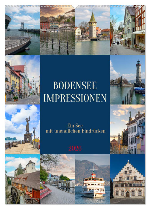 Bodensee Impressionen (CALVENDO Wandkalender 2026)