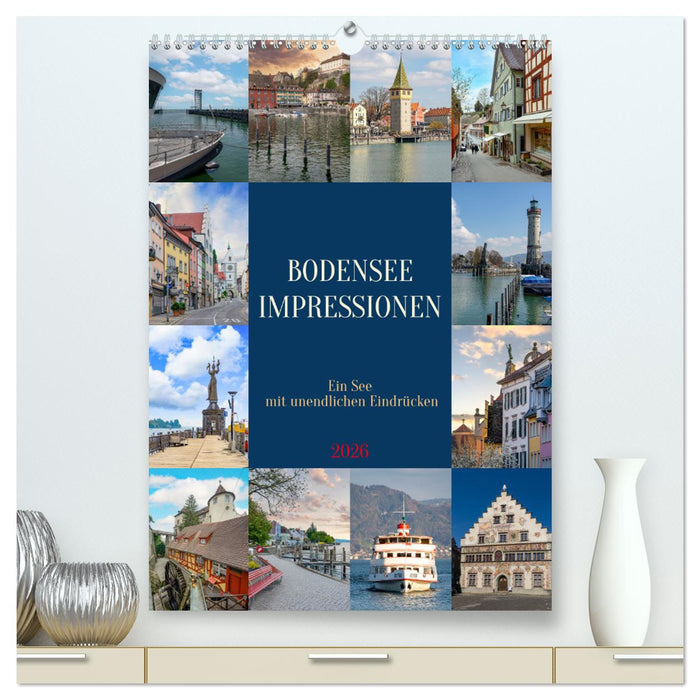 Bodensee Impressionen (CALVENDO Premium Wandkalender 2026)