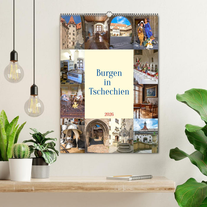 Burgen in Tschechien (CALVENDO Wandkalender 2026)