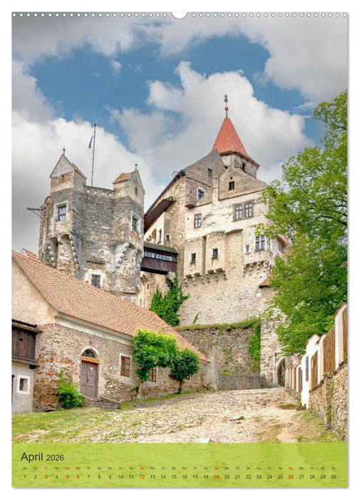 Burgen in Tschechien (CALVENDO Wandkalender 2026)