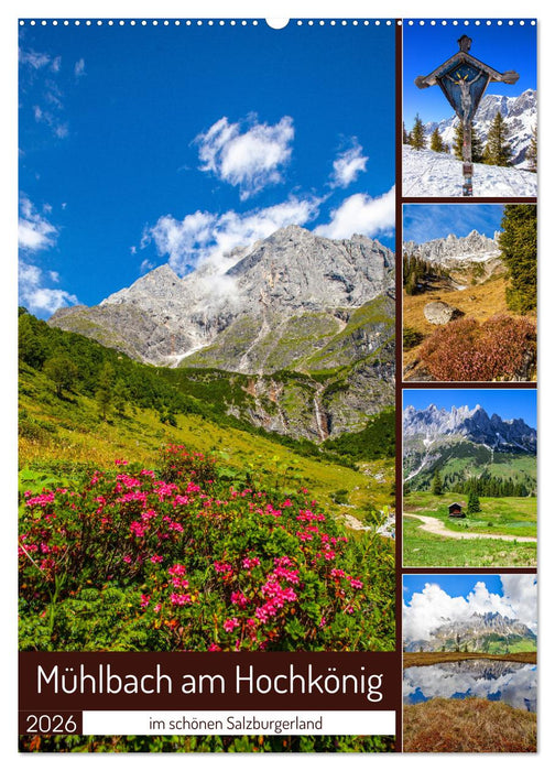 Mühlbach am Hochkönig (CALVENDO Wandkalender 2026)