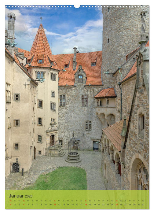 Burgen in Tschechien (CALVENDO Premium Wandkalender 2026)