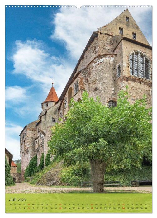 Burgen in Tschechien (CALVENDO Premium Wandkalender 2026)