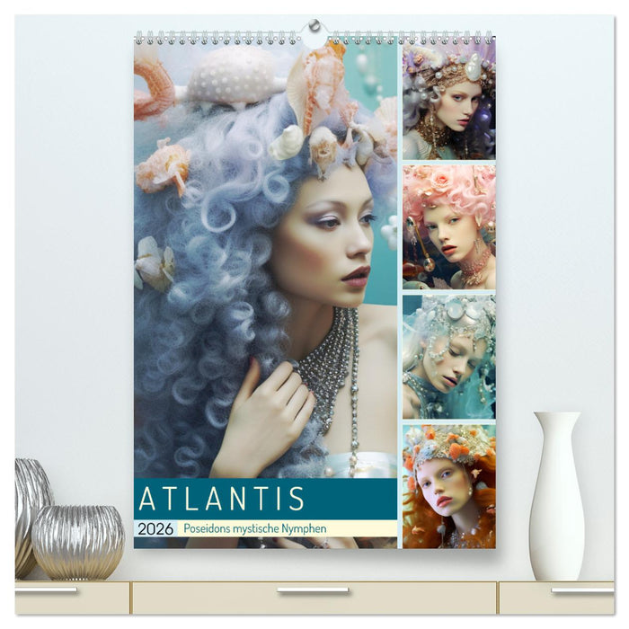 Atlantis. Poseidons mystische Nymphen (CALVENDO Premium Wandkalender 2026)