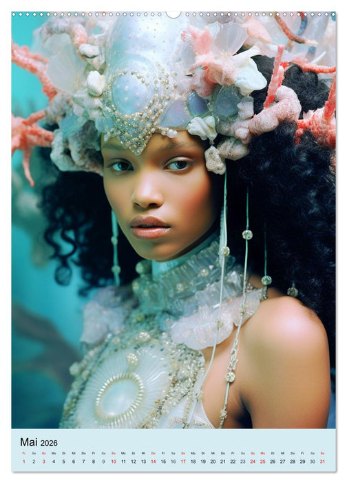 Atlantis. Poseidons mystische Nymphen (CALVENDO Premium Wandkalender 2026)