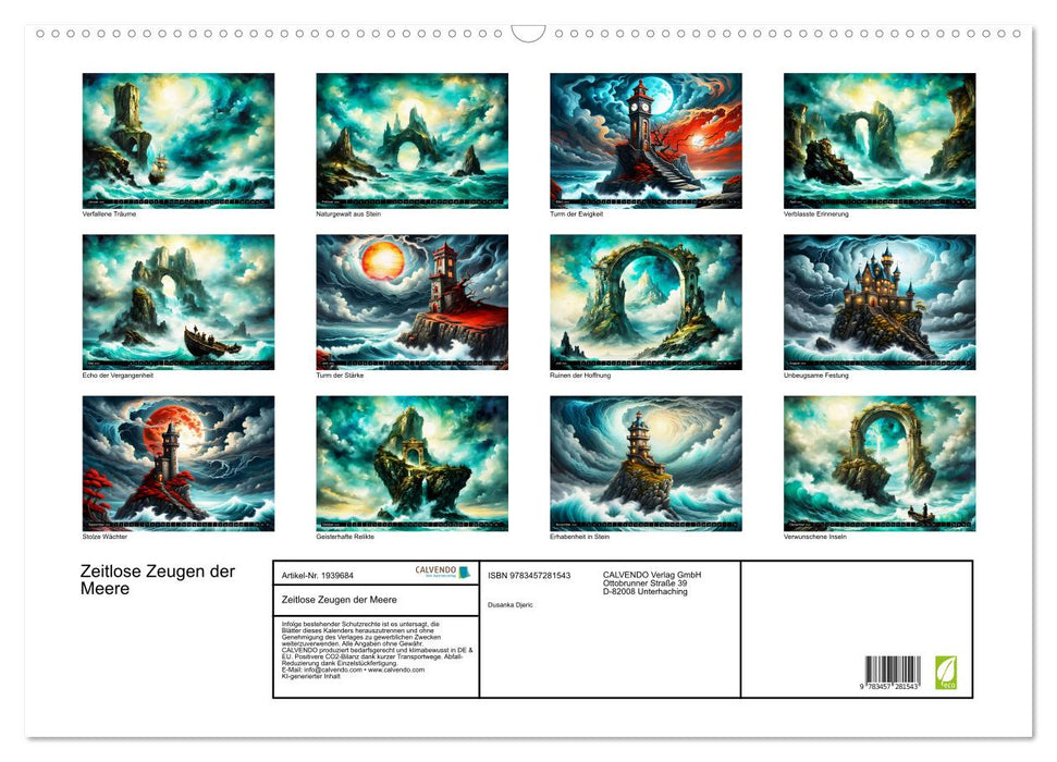 Zeitlose Zeugen der Meere (CALVENDO Wandkalender 2026)
