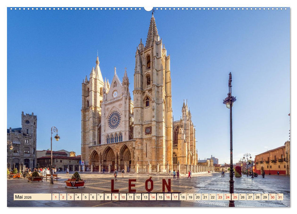 Nordspanien, Meer, endlose Strände, Geschichte und Kultur by VogtArt (CALVENDO Premium Wandkalender 2026)