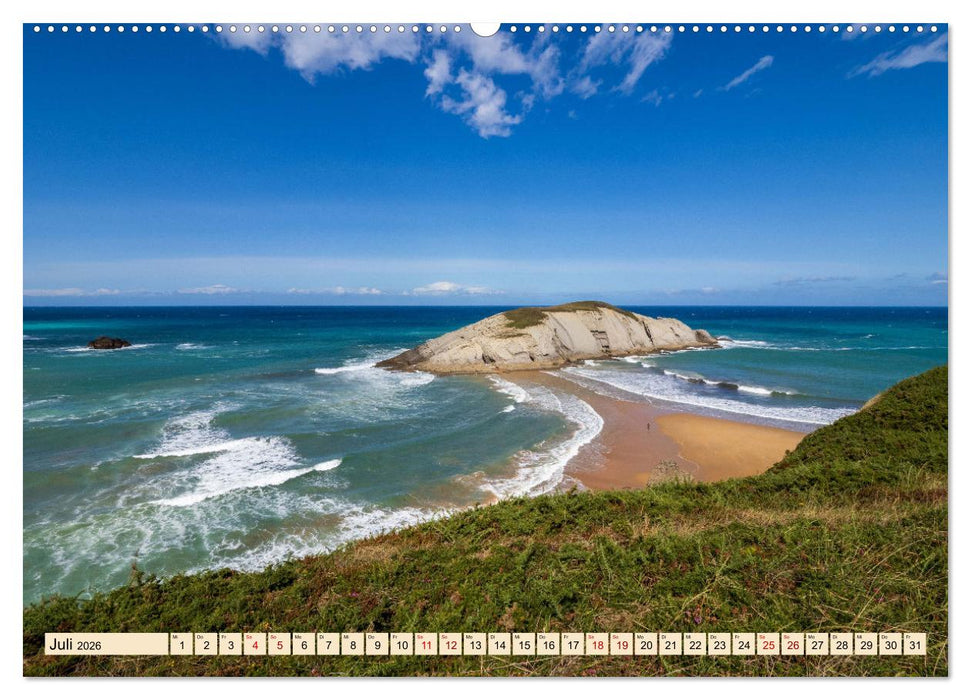 Nordspanien, Meer, endlose Strände, Geschichte und Kultur by VogtArt (CALVENDO Premium Wandkalender 2026)