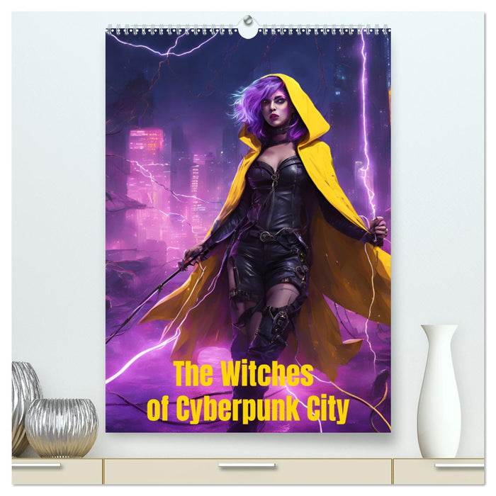 The Witches of Cyberpunk City (CALVENDO Premium-Calendar 2026)