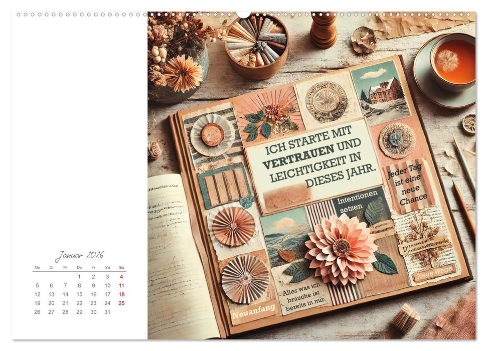 Soulful Days - Dein Selfcare-Kalender (CALVENDO Wandkalender 2026)