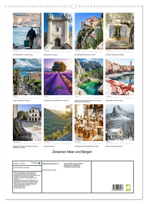 Zwischen Meer und Bergen (CALVENDO Wandkalender 2026)