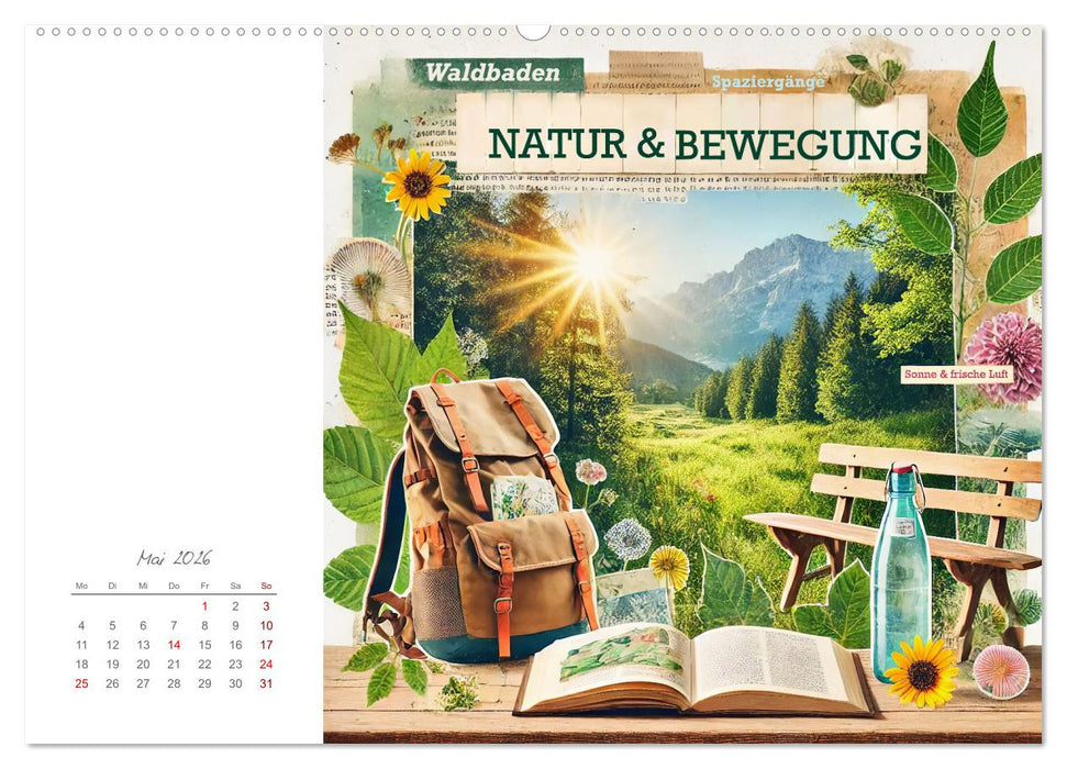 Soulful Days - Dein Selfcare-Kalender (CALVENDO Premium Wandkalender 2026)