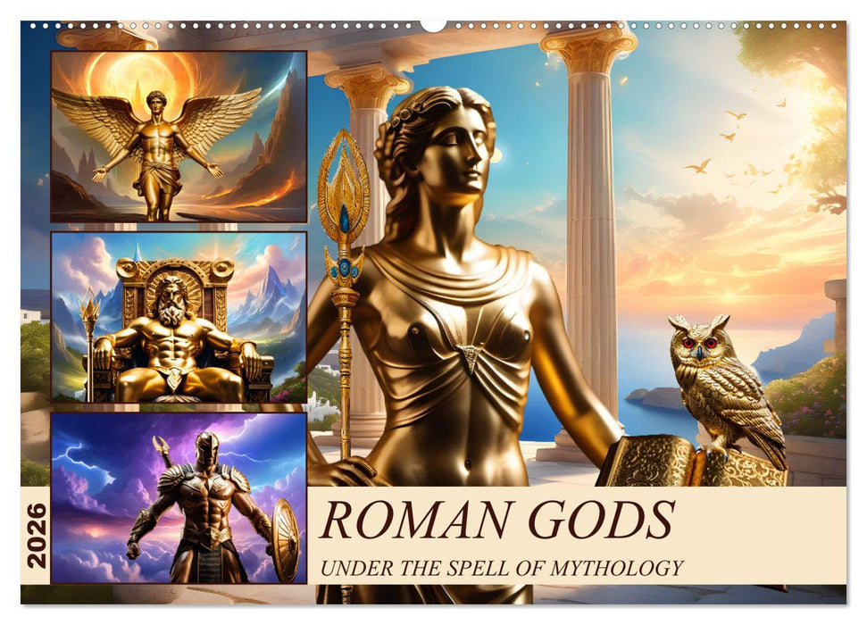 Roman Gods - under the spell of mythology (CALVENDO Monthly Calendar 2026)