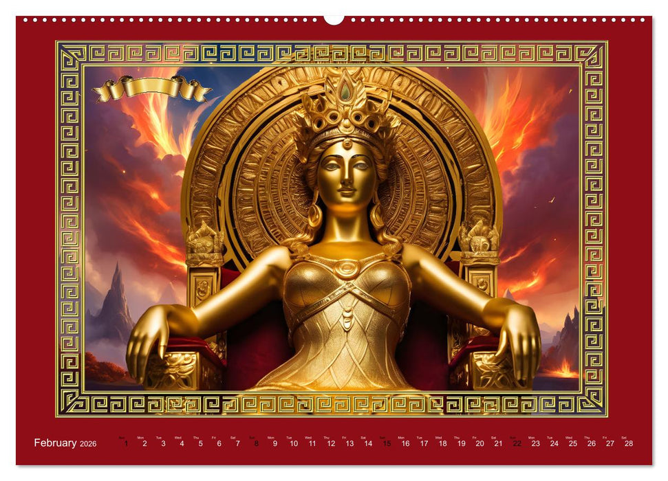 Roman Gods - under the spell of mythology (CALVENDO Monthly Calendar 2026)