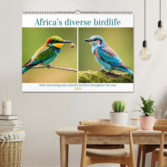 Africa's diverse birdlife (CALVENDO Monthly Calendar 2026)