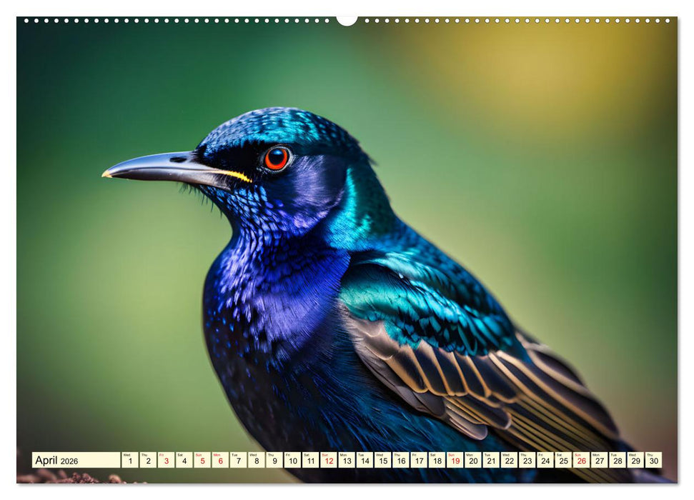 Africa's diverse birdlife (CALVENDO Monthly Calendar 2026)