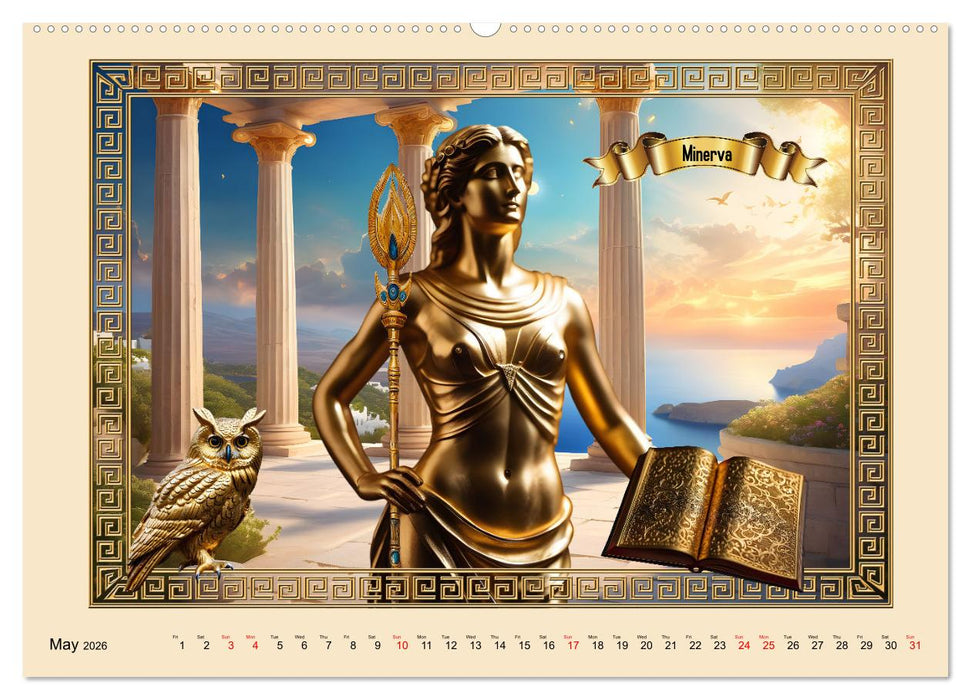 Roman Gods - under the spell of mythology (CALVENDO Premium-Calendar 2026)