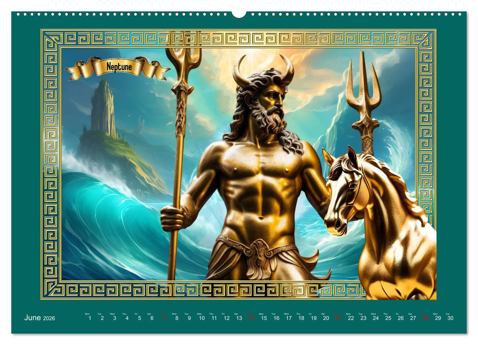 Roman Gods - under the spell of mythology (CALVENDO Premium-Calendar 2026)
