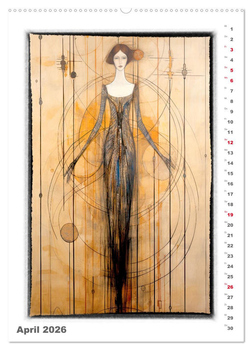 Catwalk - Modeskizzen (CALVENDO Wandkalender 2026)