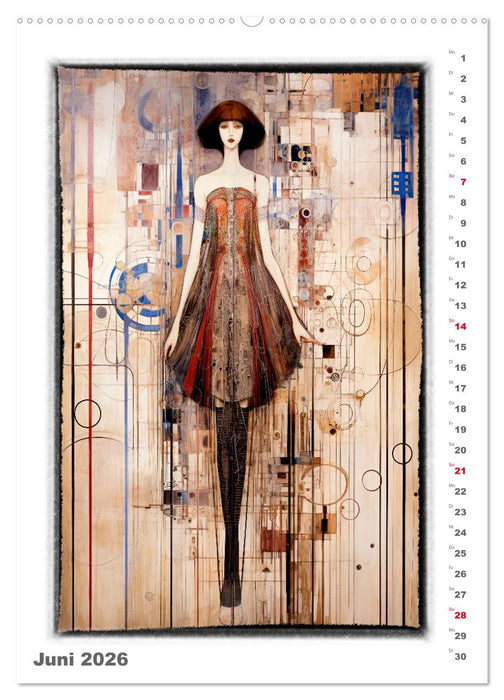 Catwalk - Modeskizzen (CALVENDO Wandkalender 2026)