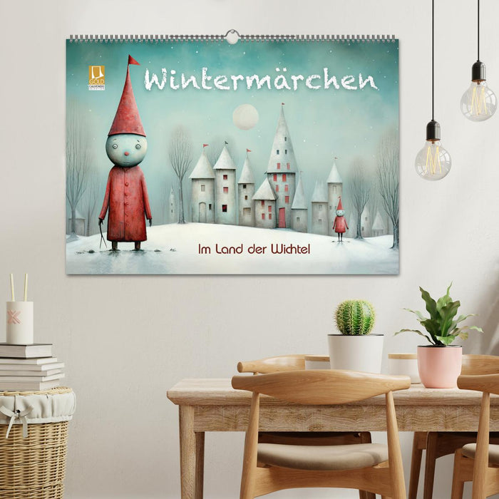 Wintermärchen - Im Land der Wichtel (CALVENDO Wandkalender 2026)