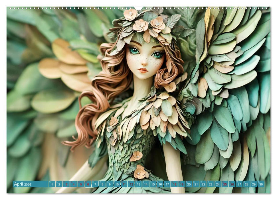Das leise Lachen der Feen (CALVENDO Premium Wandkalender 2026)