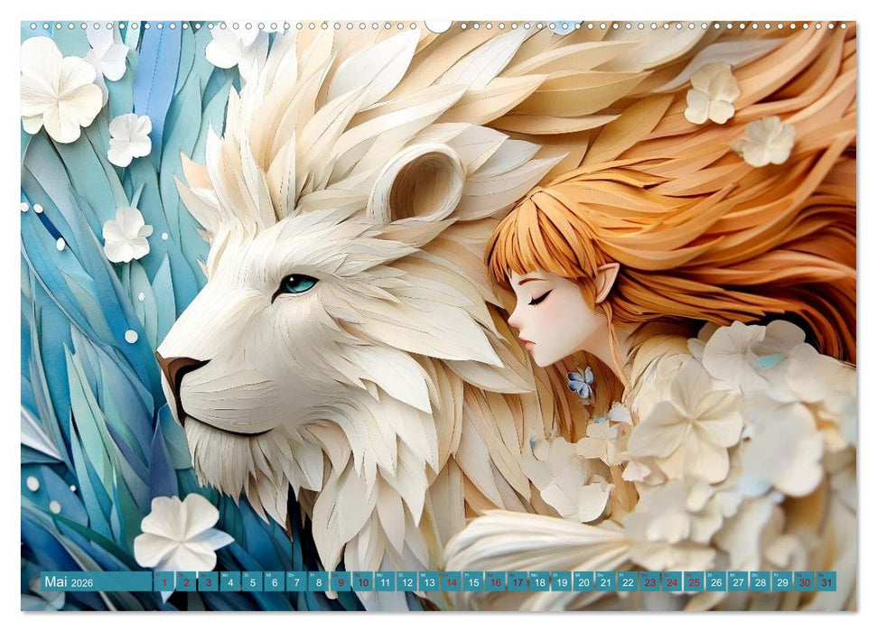 Das leise Lachen der Feen (CALVENDO Premium Wandkalender 2026)