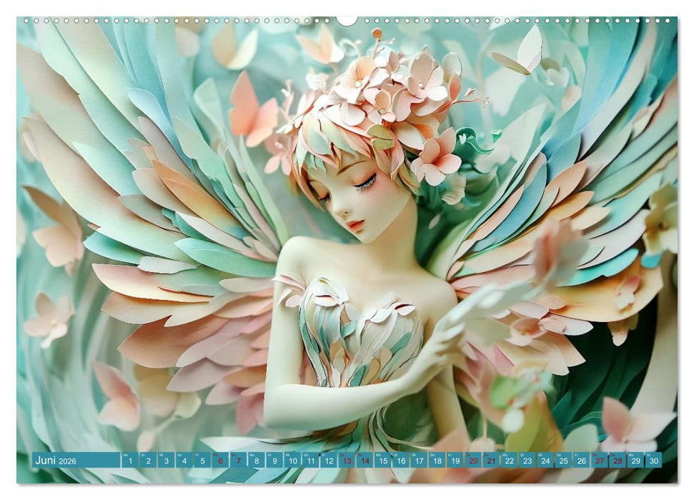 Das leise Lachen der Feen (CALVENDO Premium Wandkalender 2026)