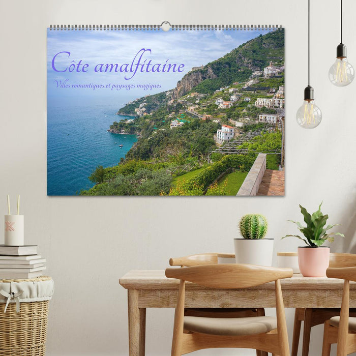 Côte amalfitaine - Villes romantiques et paysages magiques (CALVENDO Calendrier mensuel 2026)