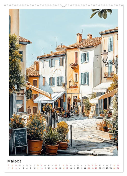 Toskana - Land der Hügel und Zypressen (CALVENDO Premium Wandkalender 2026)