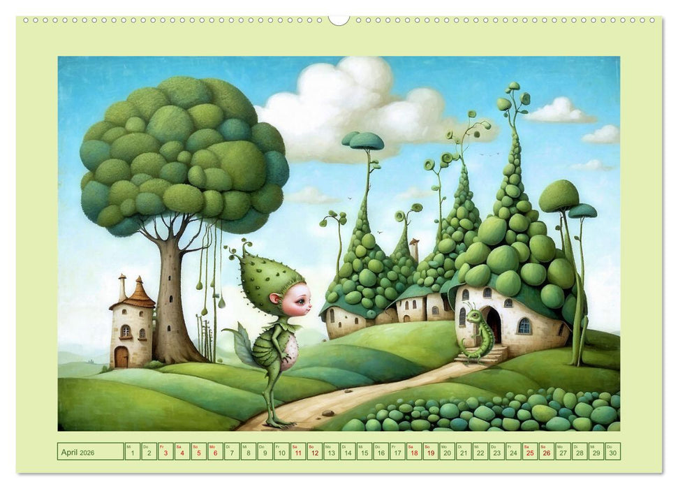 Mit kleinen Wundern durch das Jahr (CALVENDO Wandkalender 2026)