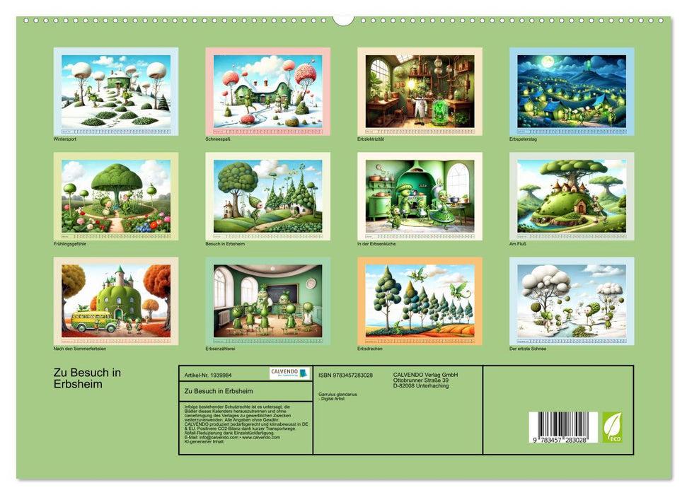 Zu Besuch in Erbsheim (CALVENDO Premium Wandkalender 2026)