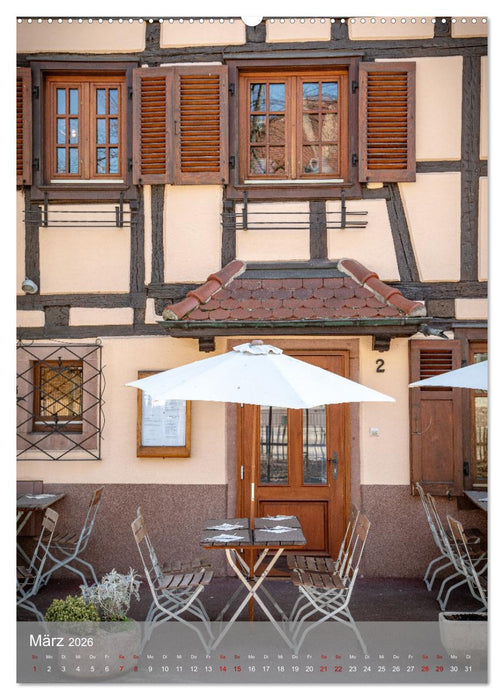 EGUISHEIM Eins der schönsten Dörfer Frankreichs (CALVENDO Premium Wandkalender 2026)
