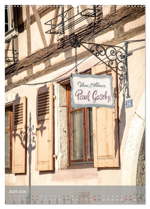 EGUISHEIM Eins der schönsten Dörfer Frankreichs (CALVENDO Premium Wandkalender 2026)