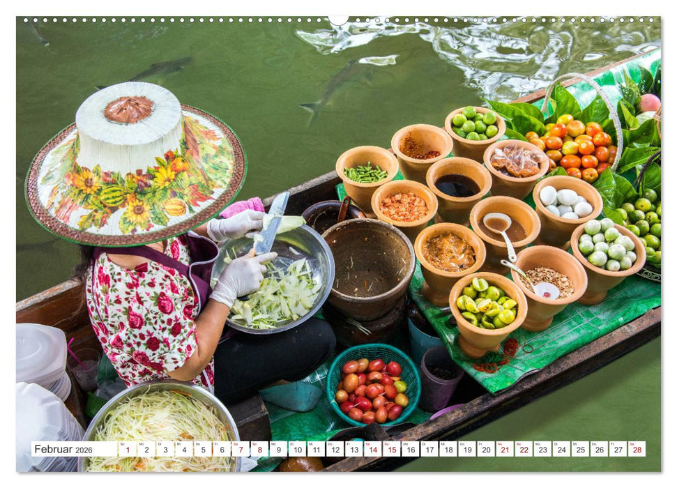 BANGKOK Hauptstadt von Thailand (CALVENDO Wandkalender 2026)