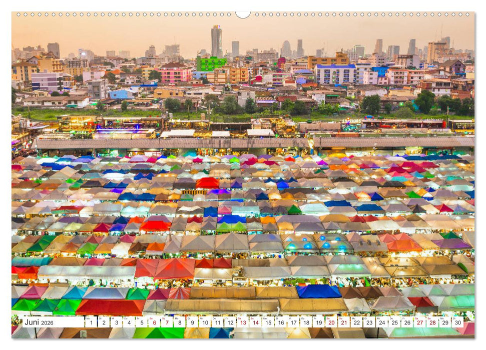 BANGKOK Hauptstadt von Thailand (CALVENDO Wandkalender 2026)