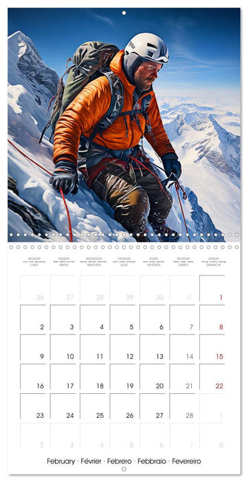 Mountaineers - Extreme mountaineering (CALVENDO Monthly Calendar 2026)