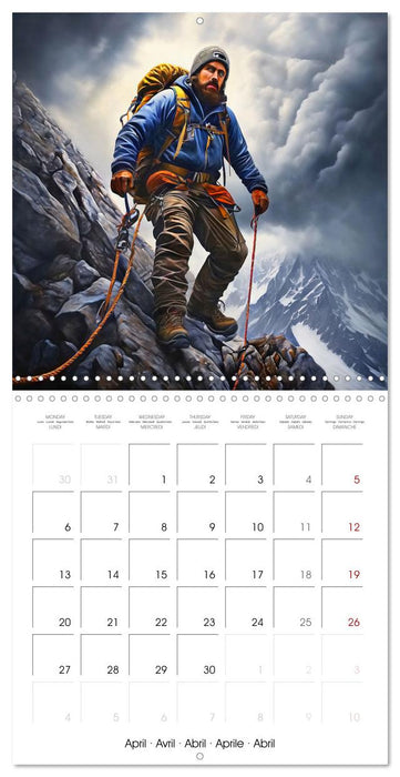 Mountaineers - Extreme mountaineering (CALVENDO Monthly Calendar 2026)