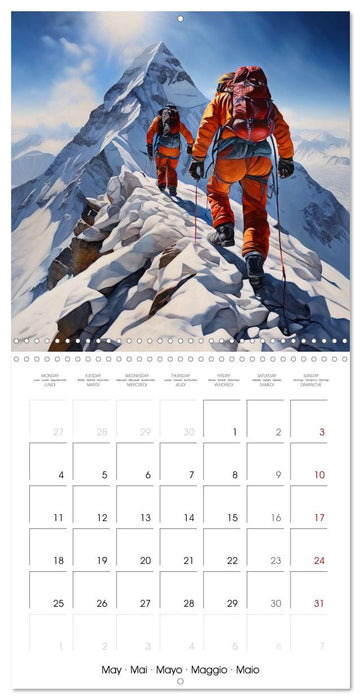 Mountaineers - Extreme mountaineering (CALVENDO Monthly Calendar 2026)