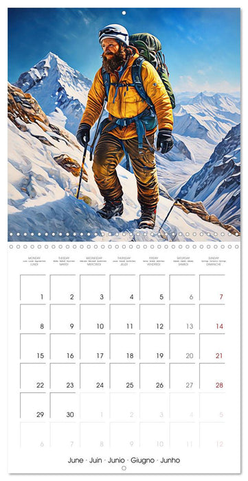 Mountaineers - Extreme mountaineering (CALVENDO Monthly Calendar 2026)