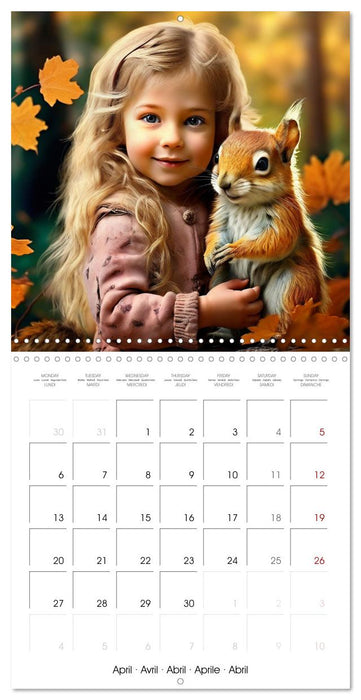 Children and Pets (CALVENDO Monthly Calendar 2026)