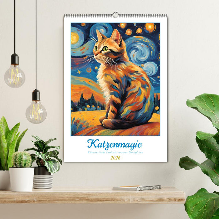 Katzenmagie (CALVENDO Wandkalender 2026)