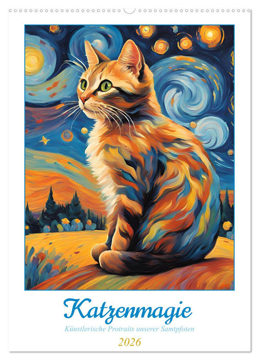Katzenmagie (CALVENDO Wandkalender 2026)