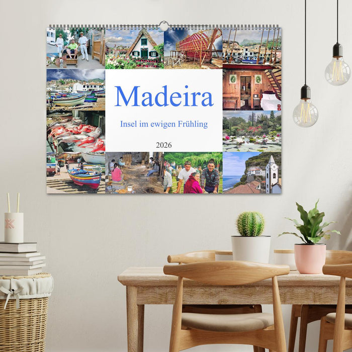 Madeira, Insel im ewigen Frühling (CALVENDO Wandkalender 2026)
