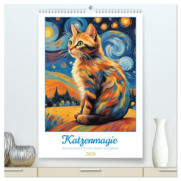 Katzenmagie (CALVENDO Premium Wandkalender 2026)