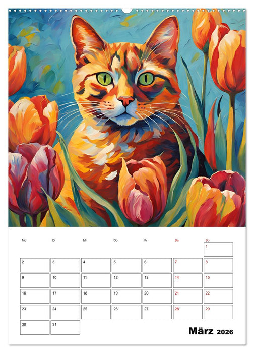 Katzenmagie (CALVENDO Premium Wandkalender 2026)
